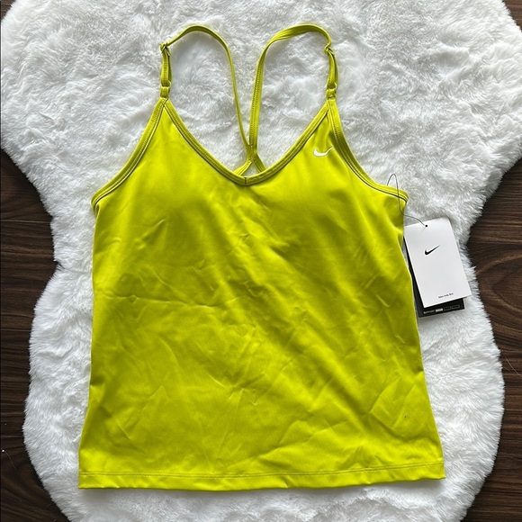 NWT Nike Indy Bra Tank Bright Cactus size Small - Picture 3 of 8